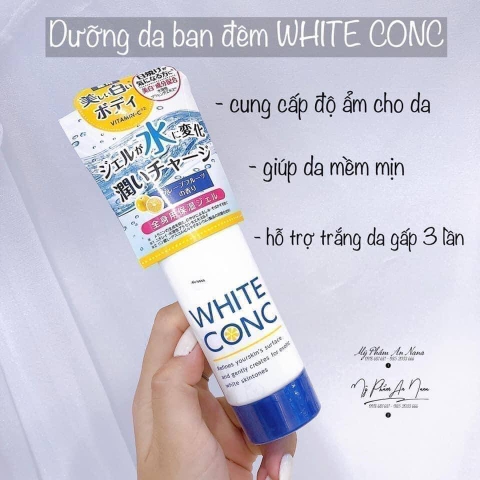 Kem dưỡng thể ban đêm White conc Watery Cream 90gr