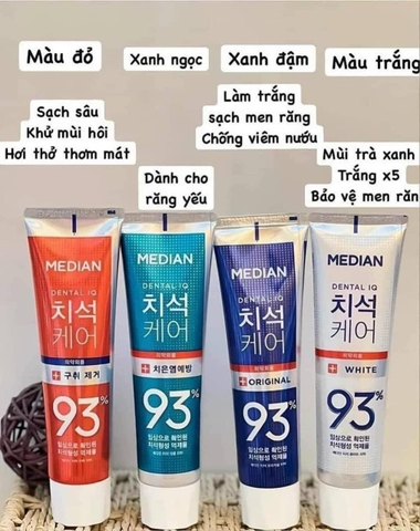 Kem đánh răng Median Hàn Quốc