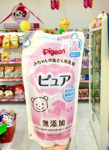 Túi nước giặt Pigeon 720ml chính hãng Nhật Bản
