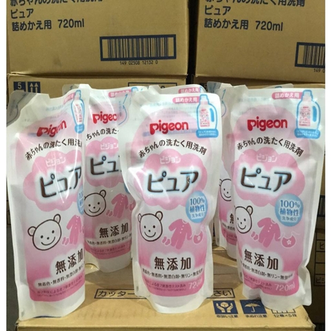Túi nước giặt Pigeon 720ml chính hãng Nhật Bản