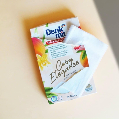 Giấy Thơm Quần Áo Denkmit Nội Địa Đức hộp 36 tờ
