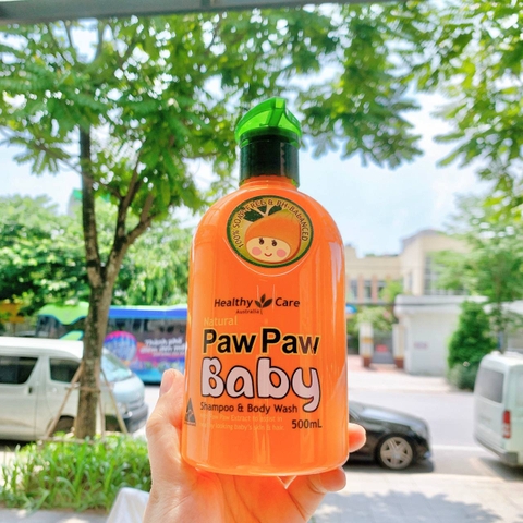 Sữa Tắm Gội Đu Đủ Paw Paw Baby Healthy Care Úc