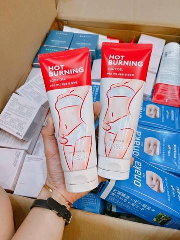Gel Tan Mỡ Missha Săn Chắc Da, Tạo Dáng Thon Gọn 200ml Hot Burning Body Gel
