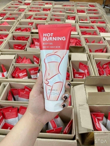 Gel Tan Mỡ Missha Săn Chắc Da, Tạo Dáng Thon Gọn 200ml Hot Burning Body Gel