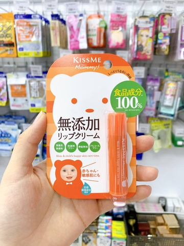 Son dưỡng môi cho bé và mẹ Kiss Me Mommy Nhật Bản - 2.5g