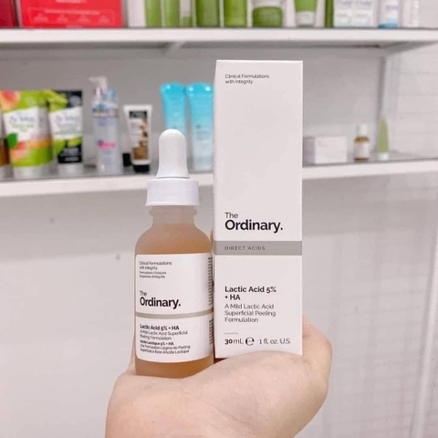 Tinh Chất Tẩy Tế Bào Chết Và Cấp Nước The Ordinary Lactic Acid 5% + HA 30ml