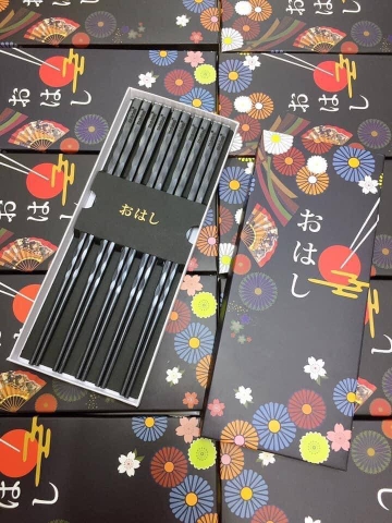 Đũa kháng khuẩn Shikisai - hộp 5 đôi