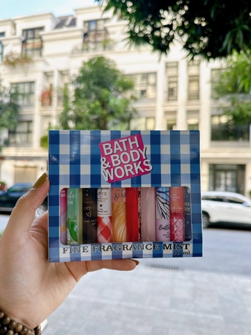Sét 10 chai xịt thơm body BBW Bath&Body Works