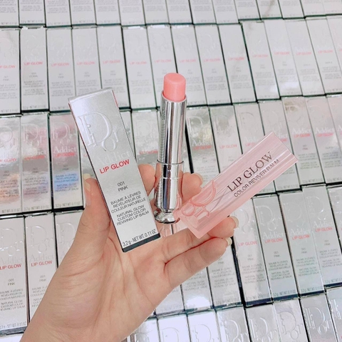 Son dưỡng Dior thỏi full size màu 001 hồng baby