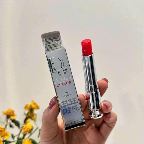 Son dưỡng Dior thỏi full size màu 015 hồng cherry