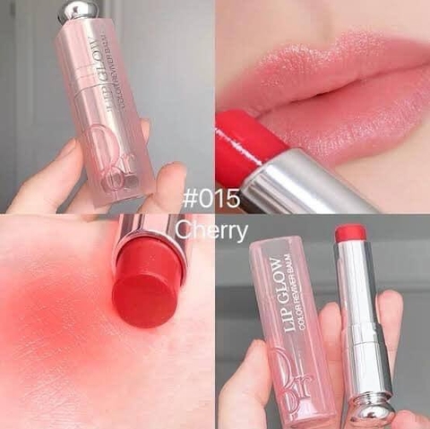 Son dưỡng Dior thỏi full size màu 015 hồng cherry