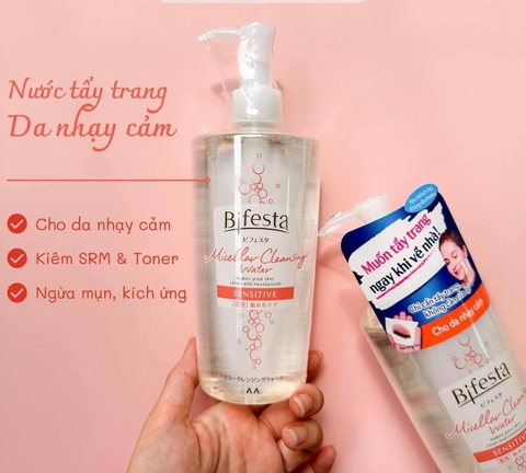 Nước tẩy trang Bifesta Micellar Cleansing Water 400ml Nhật Bản
