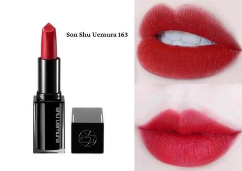 Son Shu Uemura 163 Nhật Bản màu đỏ lạnh