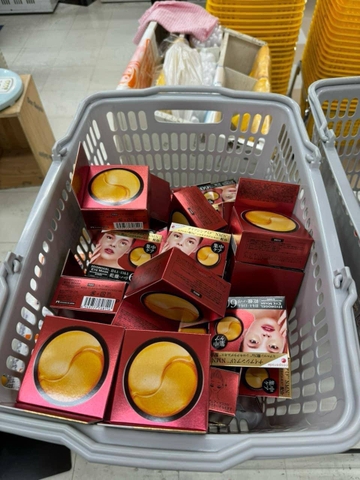 Mặt nạ mắt Hydrogel màu đỏ Niacinamide NMN Nhật Bản