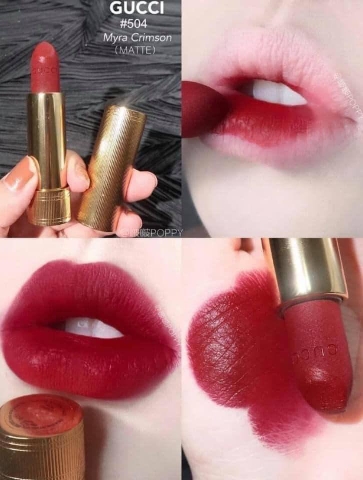 Son Gucci 504 Myra Crimson đỏ ruby