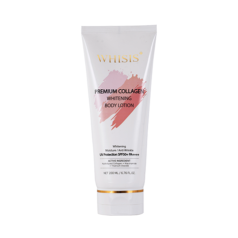 Kem Dưỡng Thể Trắng Da Chống Nắng WHISIS Premium Collagen Whitening Body Lotion 200ml