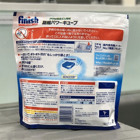 Viên rửa bát Finish Nhật Bản túi 150 viên