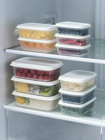 SÉT 11 HỘP NHỰA NẮP DẺO FIT IN PACK NHẬT BẢN