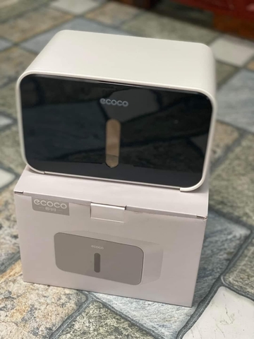 Hộp đựng giấy vệ sinh dán tường có thanh giữ lõi giấy Ecoco 1903