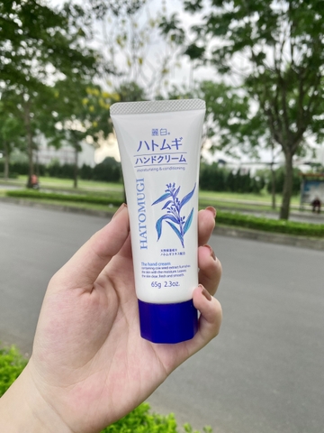 Kem Dưỡng Tay mềm mịn Hatomugi The Hand Cream 65gr