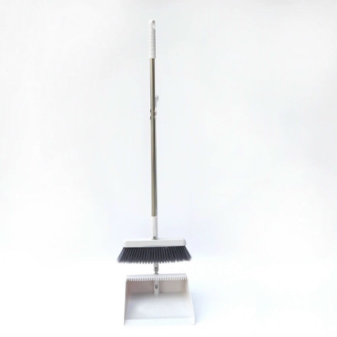 Bộ Chổi Xẻng Hót Rác Gập Trắng Oday Thái Lan