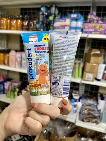 Kem đánh răng cho bé nuốt được Prokudent 75 ml