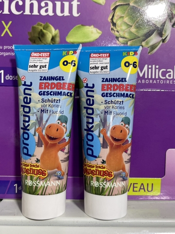 Kem đánh răng cho bé nuốt được Prokudent 75 ml