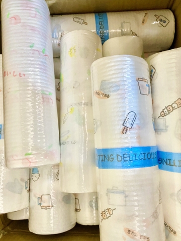 Cuộn giấy lau bếp hoa văn