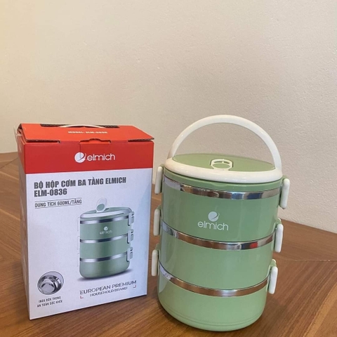 Hộp Cơm 3 Tầng Elmich