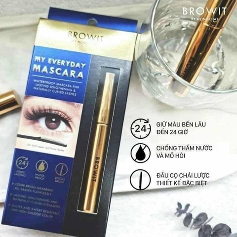Mascara Browit Nongchat Thái Lan Làm Dày Dài Mi