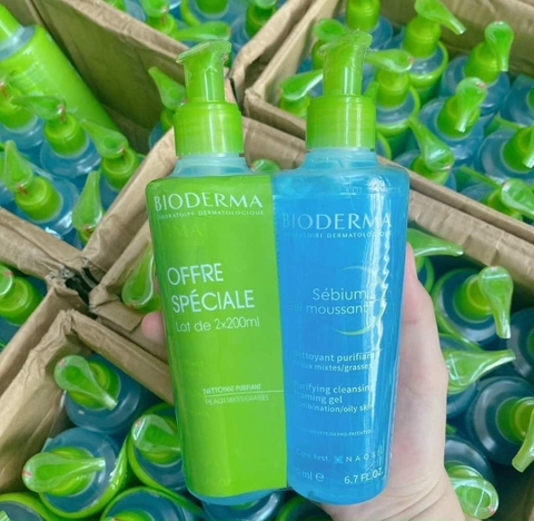 Sữa rửa mặt Bioderma Sebium Gel Moussant cho da dầu mụn
