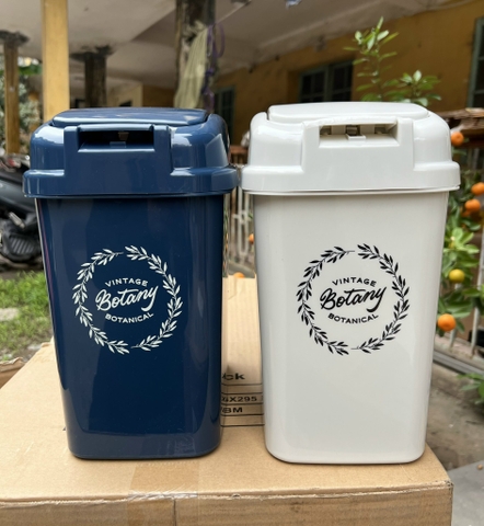 Thùng rác Nhật 6L Rộng 16,2cm * Dài 23,5cm * Cao 28,1 cm