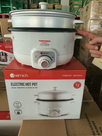 NỒI LẨU HẤP ĐIỆN ĐA NĂNG ELMICH EL3643
