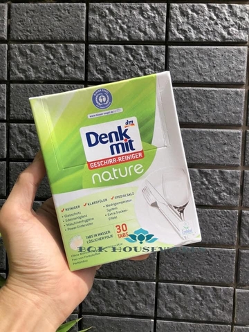 Viên rửa bát hương thiên nhiên Denkmit 30 viên