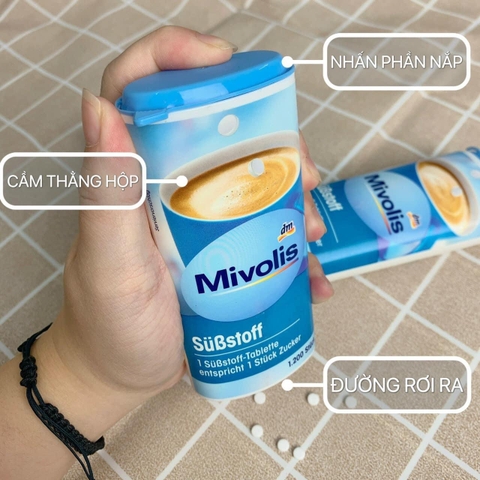 Đường ăn kiêng Mivolis Substoff 1200 viên của Đức