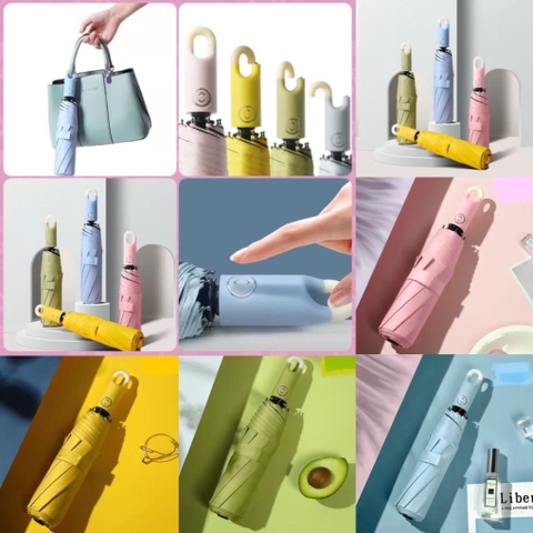 Ô tự động gấp gọn có móc treo