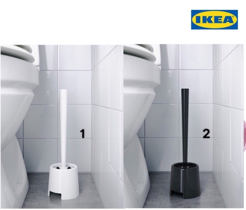 BỘ HỘP ĐỰNG + BÀN CHẢI CỌ VỆ SINH BOLMEN IKEA