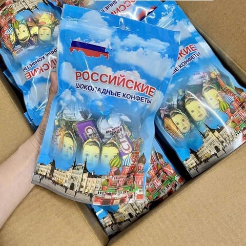 Kẹo mix 8 vị của Nga 450gr mẫu mới