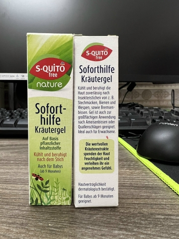 Kem Bôi Muỗi Đốt Squito free Đức