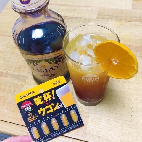 Viên uống giải rượu Cpillbox Gold Nhật Bản vỉ 5 viên