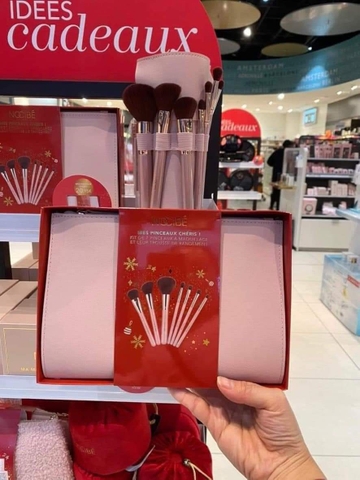 Bộ cọ trang điểm + túi da Nocibe phiên bản 2023