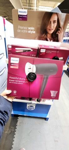 Máy sấy tóc Philips BHD3000 màu tím hàng Pháp