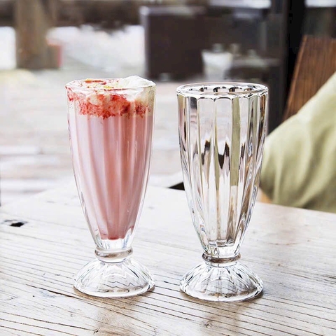 Sét 6 ly thủy tinh đựng sinh tố 280ml