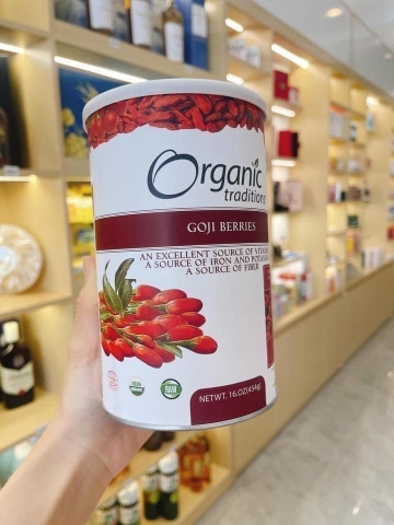 Kỷ tử đỏ Organic hộp 454gr