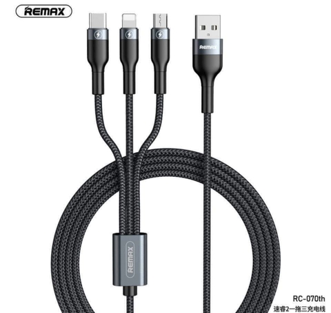 Dây sạc REMAX CHÍNH HÃNG 3 in 1