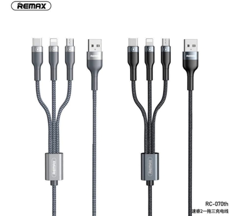 Dây sạc REMAX CHÍNH HÃNG 3 in 1