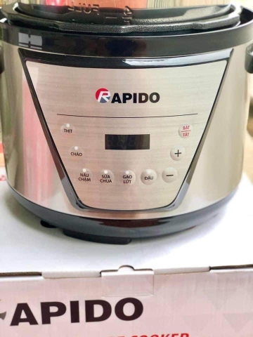 Nồi áp suất điện đa năng Rapido RPC900-D 5L