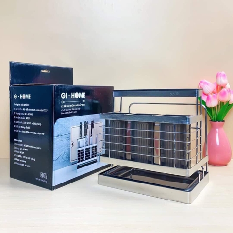 Kệ gài dao thớt GI-Home KT27 kích thước 23cm x 17cm x 24cm