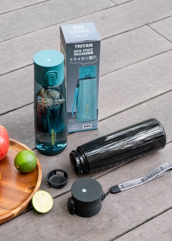 Bình nước Tritan Kaiyo có lọc trà 680ml
