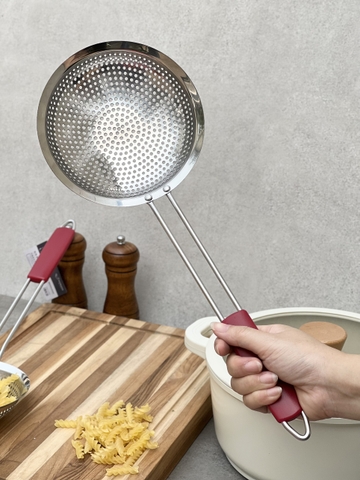 Muôi lọc rây lỗ inox 304 Kaiyo Nhật 16.5cm